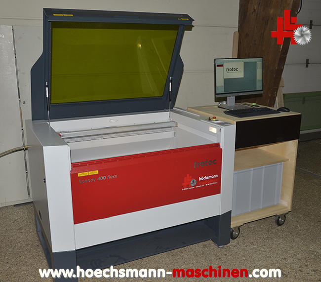 Trotec Speedy 400 flexx CO2 Faser Laser von hoechsmann maschinen Holzbearbeitungsmaschinen neu ...