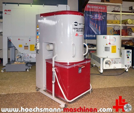 BGU RLG 2000S Reinluft Absaugung, gebrauchte Holzbearbeitungsmaschinen Neumaschinen Hessen Höchsmann Langen