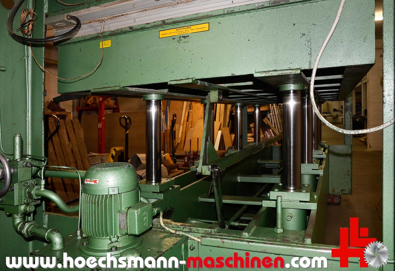BÜRKLE Furnierpresse U140, Holzbearbeitungsmaschinen Hessen Höchsmann
