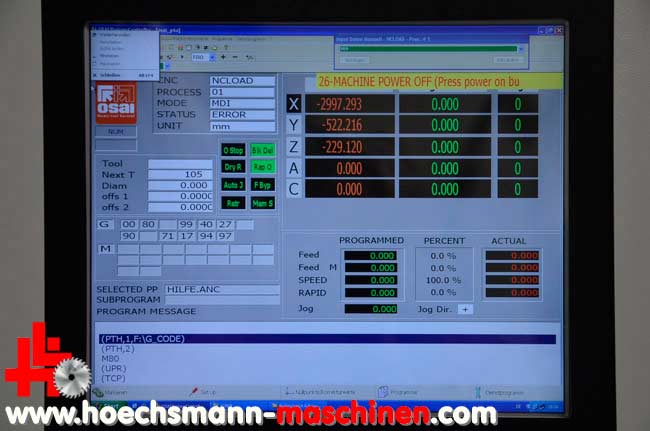 Routech Chronos HT Bearbeitungszentrum, Höchsmann Holzbearbeitungsmaschinen Hessen