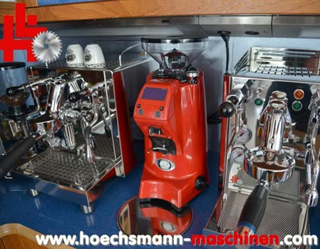 eureka kaffeemühle zenith65e rosso rot Höchsmann Holzbearbeitungsmaschinen