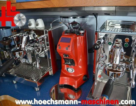 eureka kaffeemühle zenith65e rosso rot Höchsmann Holzbearbeitungsmaschinen