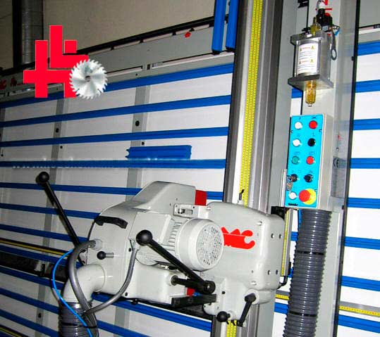 stehende Plattensäge GMC KGS 42-22e digital, Holzbearbeitungsmaschinen Hessen Höchsmann