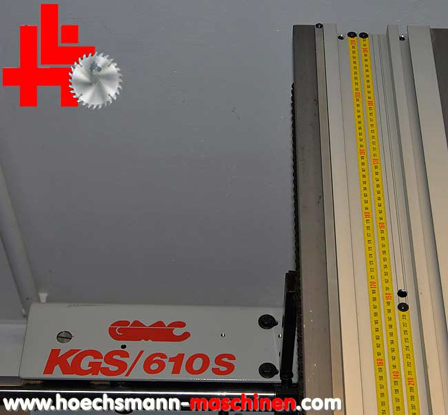 stehende Plattensäge GMC KGS 610SV Digital. Holzbearbeitungsmaschinen Hessen Höchsmann
