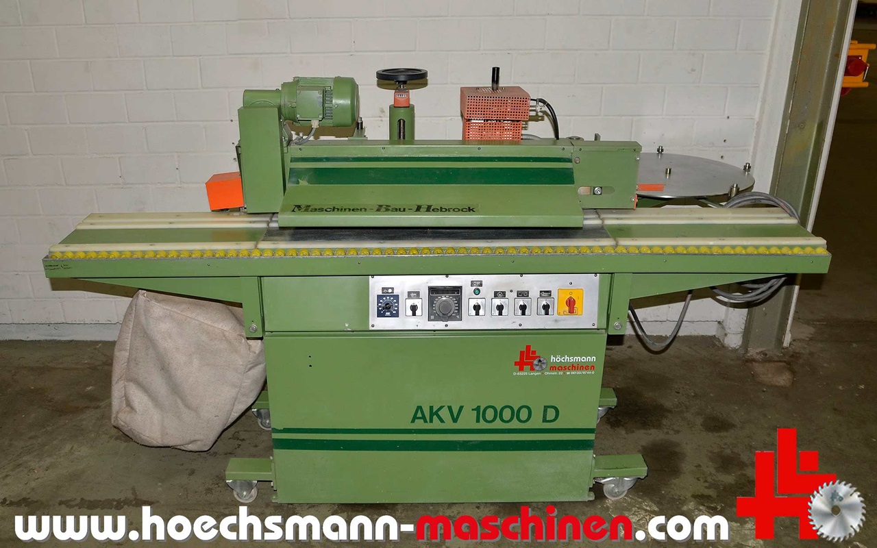 HEBROCK Kantenanleimmaschine AKV1000D, Holzbearbeitungsmaschinen Hessen Höchsmann