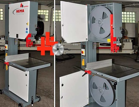 Hema Bandsaege garant600 Höchsmann Holzbearbeitungsmaschinen Hessen