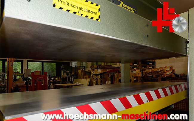 JOOS Furnierpresse HP45, Holzbearbeitungsmaschinen Hessen Höchsmann