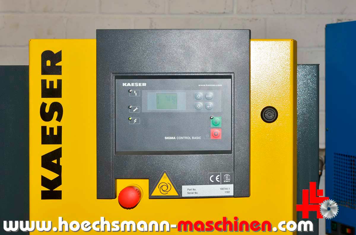 KAESER Schraubenkompressor mit integrierten Kältetrockner SM15T, Holzbearbeitungsmaschinen Hessen Höchsmann