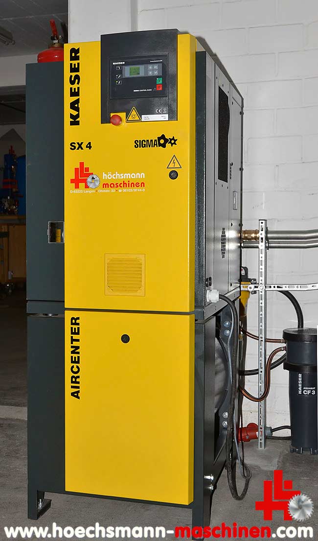 KAESER Schraubenkompressor AIRCENTER SX4, Holzbearbeitungsmaschinen Hessen Höchsmann