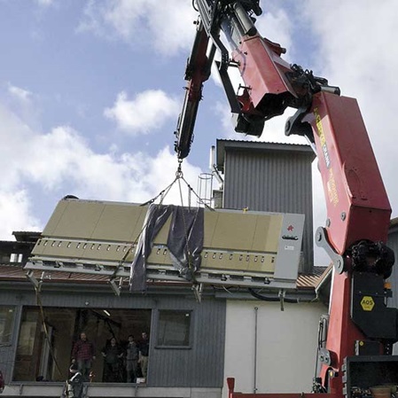 Maschinentransport von Höchsmann Holzbearbeitungsmaschinen Hessen