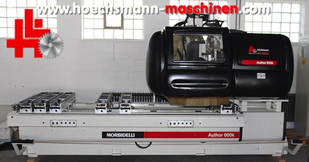 morbidelli bearbeitungszentrum author600k Höchsmann Holzbearbeitungsmaschinen