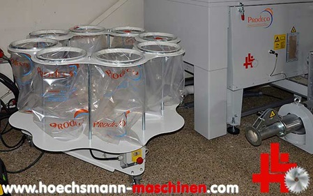 Prodeco Karussell Absackung Höchsmann Holzbearbeitungsmaschinen Hessen
