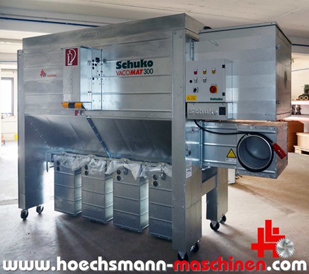 Schuko Absaugung Vacomat 300, gebrauchte Holzbearbeitungsmaschinen und neue, Hessen Höchsmann Langen