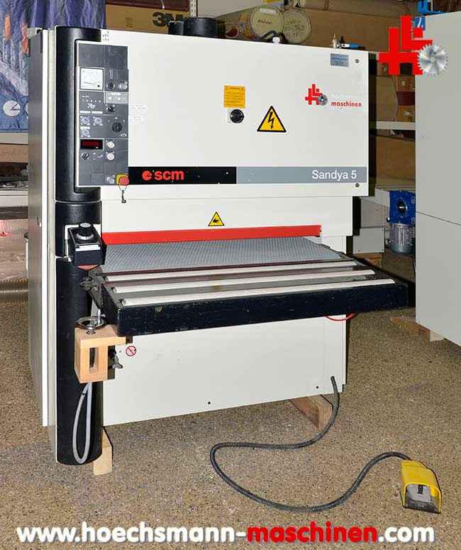 SCM Breitbandschleifmaschine Sandya 5 RCS 110, Holzbearbeitungsmaschinen Hessen Höchsmann