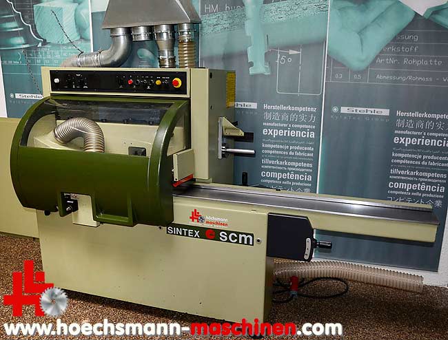 SCM Sintex Vierseiten Hobelautomat, Holzbearbeitungsmaschinen Hessen Höchsmann