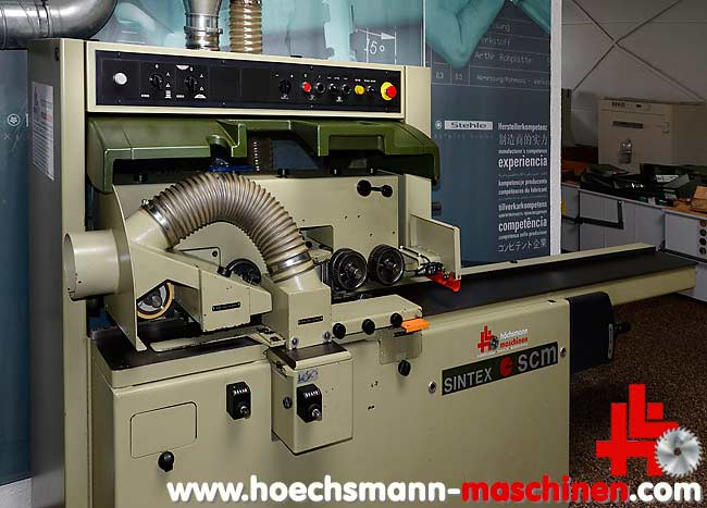 SCM Sintex Vierseiten Hobelautomat, Holzbearbeitungsmaschinen Hessen Höchsmann