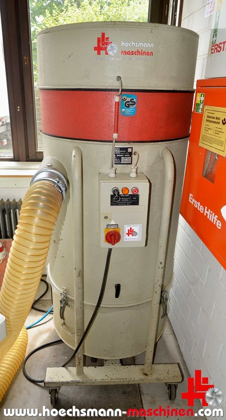 Spänex Reinluftabsaugung SMU 1500, gebrauchte Holzbearbeitungsmaschinen Neumaschinen Hessen Höchsmann Langen