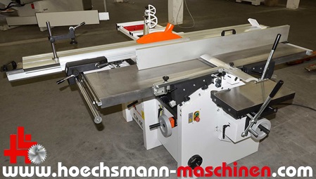 5 fach kombinierte Formatkreissäge Abricht-/Dickenhobelmaschine Tischfräse Langlochbohrmaschine Höchsmann Holzbearbeitungsmaschinen