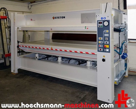 STETON Furnierpresse P120C 3014 450, gebrauchte Holzbearbeitungsmaschinen Neumaschinen Hessen Höchsmann Langen