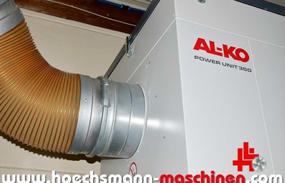 AL-KO Absauganlage APU350+ - Prodeco Brikettpresse E60S, Höchsmann Holzbearbeitungsmaschinen Hessen