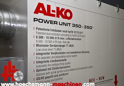 AL-KO Absauganlage APU 350 plus P FU, Höchsmann Holzbearbeitungsmaschinen Hessen