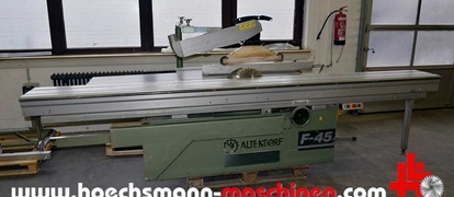 Altendorf Formatkreissäge F45 mit Vorritzer 1989, Holzbearbeitungsmaschinen gebrauchte und neue, Hessen, Höchsmann, Langen