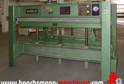 Buerkle Funierpresse u80 Höchsmann Holzbearbeitungsmaschinen Hessen