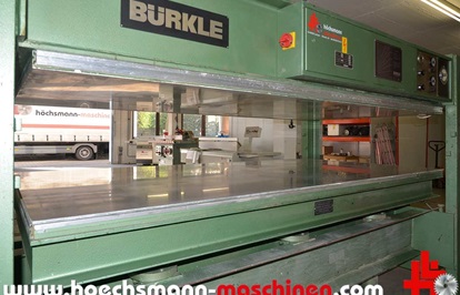 Buerkle Funierpresse u80 Höchsmann Holzbearbeitungsmaschinen Hessen