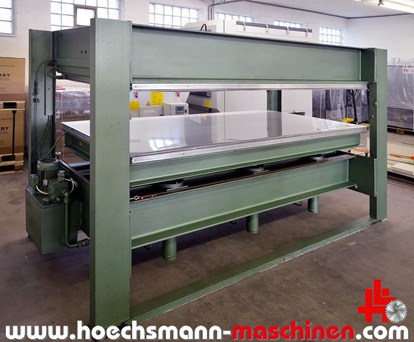 Bürkle Furnierpresse U80, Holzbearbeitungsmaschinen Hessen Höchsmann