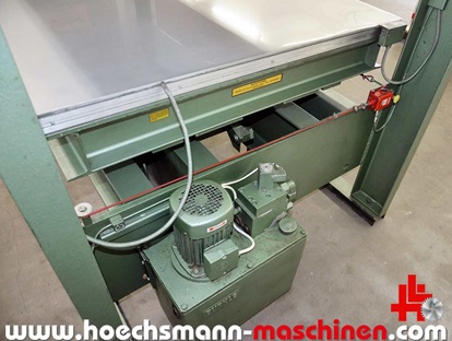 Bürkle Furnierpresse U80, Holzbearbeitungsmaschinen Hessen Höchsmann