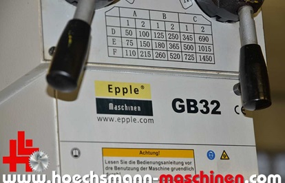Epple Staenderbohrmaschine gb32 Höchsmann Holzbearbeitungsmaschinen Hessen