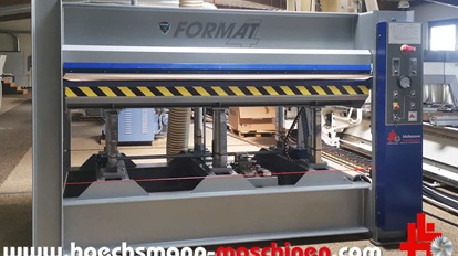 Format4 Furnierpresse hpv1 Höchsmann Holzbearbeitungsmaschinen Hessen