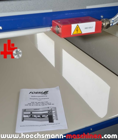 Format4 Furnierpresse hpv1 Höchsmann Holzbearbeitungsmaschinen Hessen
