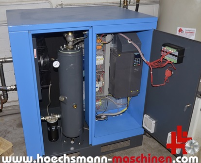 GIS Schraubenkompressor GSRI 30-10, gebrauchte Holzbearbeitungsmaschinen Neumaschinen Hessen Höchsmann Langen