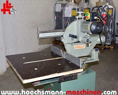 Graule Zugsaege ZS170n Höchsmann Holzbearbeitungsmaschinen Hessen
