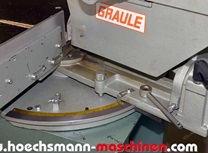 Graule Zugsaege ZS170n Höchsmann Holzbearbeitungsmaschinen Hessen