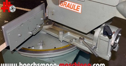 Graule Zugsaege ZS170n Höchsmann Holzbearbeitungsmaschinen Hessen