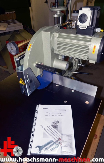Graule Zugsaege ZS170n Vorschubbremse Kurbel Höchsmann Holzbearbeitungsmaschinen Hessen