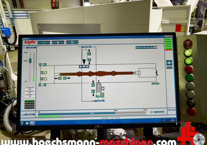 HAPFO 5000 CNC Drehmaschine, Holzbearbeitungsmaschinen Hessen Höchsmann