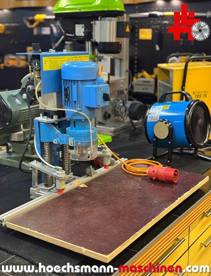 HETTICH Beschlagbohrmaschine Blue Max Mini, gebrauchte Holzbearbeitungsmaschinen Neumaschinen Hessen Höchsmann Langen