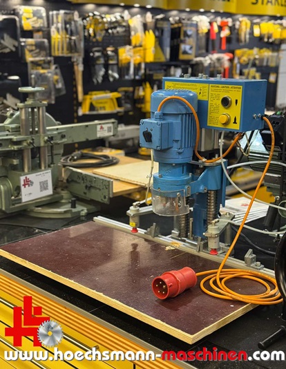HETTICH Beschlagbohrmaschine Blue Max Mini, gebrauchte Holzbearbeitungsmaschinen Neumaschinen Hessen Höchsmann Langen