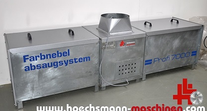 Hoecker Farbnebelabsaugung profi 7000, Holzbearbeitungsmaschinen Hessen Höchsmann