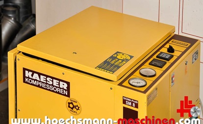KAESER Schraubenkompressor SM 8, gebrauchte Holzbearbeitungsmaschinen und neue, Hessen Höchsmann Langen