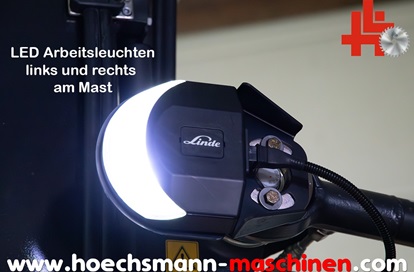 Linde Gabelstapler e20evo, Höchsmann Holzbearbeitungsmaschinen Hessen