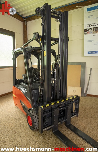 Linde Gabelstapler e20evo, Höchsmann Holzbearbeitungsmaschinen Hessen