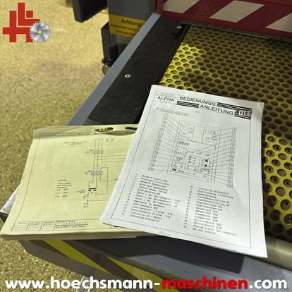 OTT Alphatronic 1380 Breitbandschleifmaschine, gebrauchte Holzbearbeitungsmaschinen und neue, Hessen Höchsmann Langen