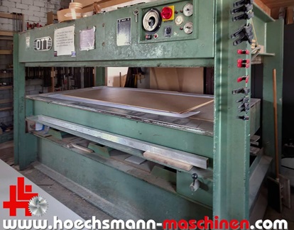 OTT Furnierpresse 300K 120, gebrauchte Holzbearbeitungsmaschinen Neumaschinen Hessen Höchsmann Langen
