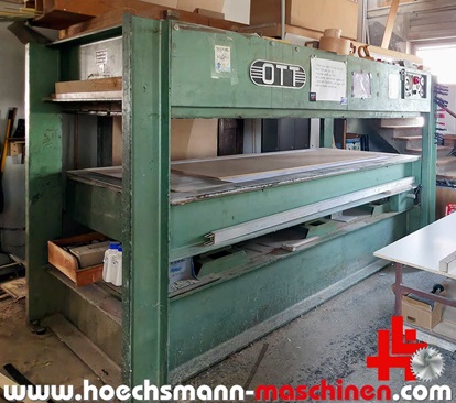 OTT Furnierpresse 300K 120, gebrauchte Holzbearbeitungsmaschinen Neumaschinen Hessen Höchsmann Langen