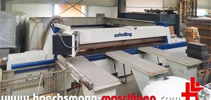 SCHELLING FW 430 Plattenaufteilanlage, Holzbearbeitungsmaschinen Hessen Höchsmann