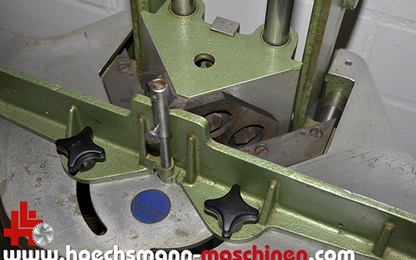 Schleicher Gehrungsstanze f7 Höchsmann Holzbearbeitungsmaschinen Hessen